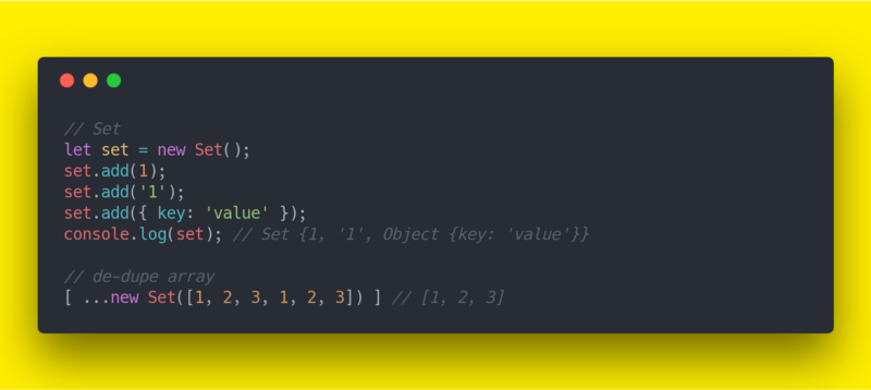 ES6 Set
